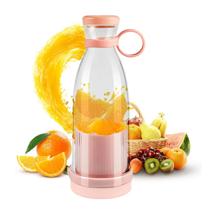 Blender Smoothie rose  avec avec du orange